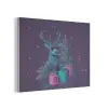 Rendier - Zonnebril - Neon - Kerstboom PET vilt klein -3d