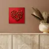 Pepers - Rood - Hart aluminium wit klein -sfeer4