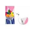 Fruit - Abstracte achtergrond - Roze fotobehang vinyl groot -3d