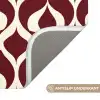 Rood - Druppelpatroon - Grafisch WCmat klein 1009 -USP_AntislipNL