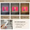 Kat - Kimono - Bloemen - Roze Light Box met kabel (Tafellamp) klein -USP_lichtkleurNL