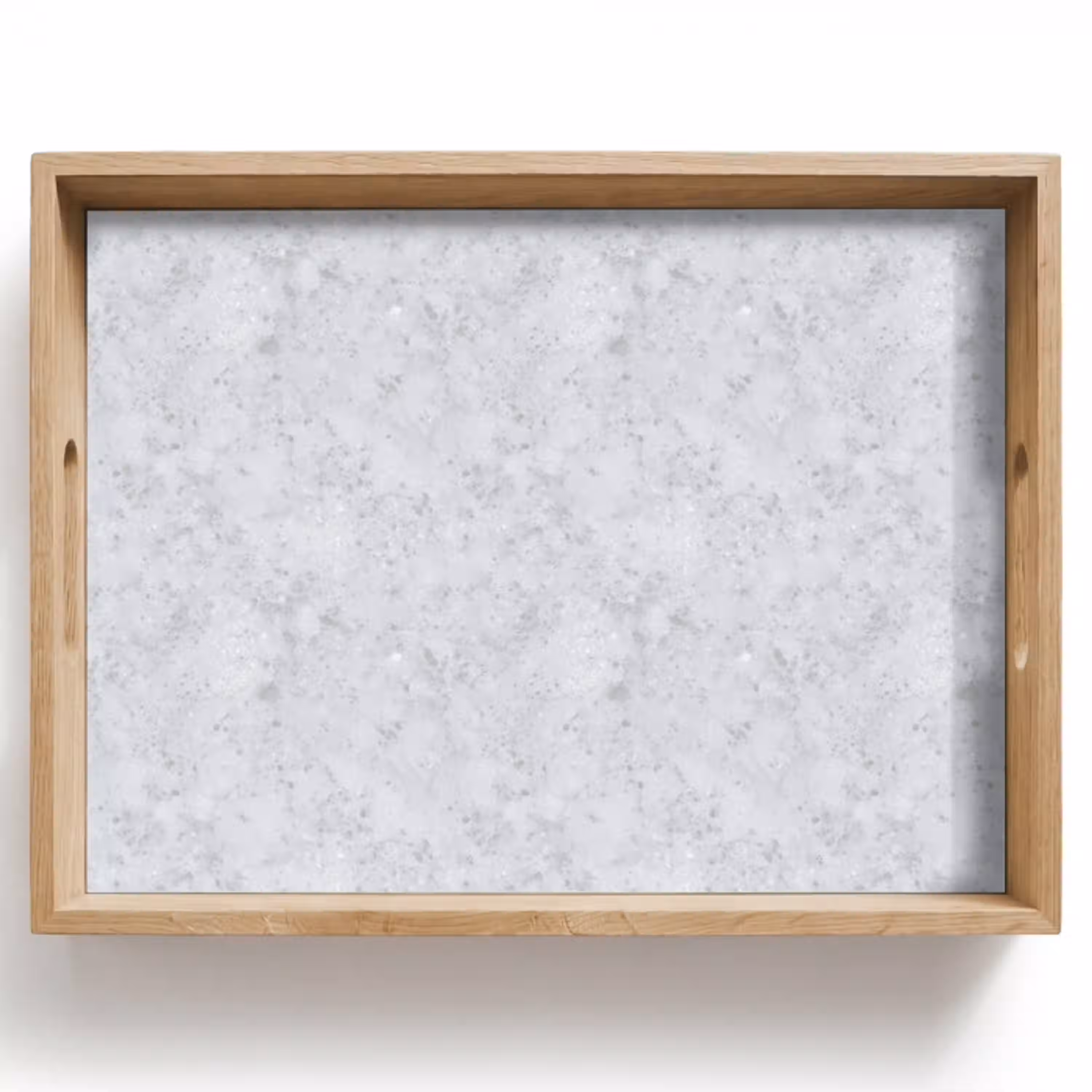Grijs - Terrazzo-effect - Beton Dienblad Rechthoek middel 911 -z3d_shopping