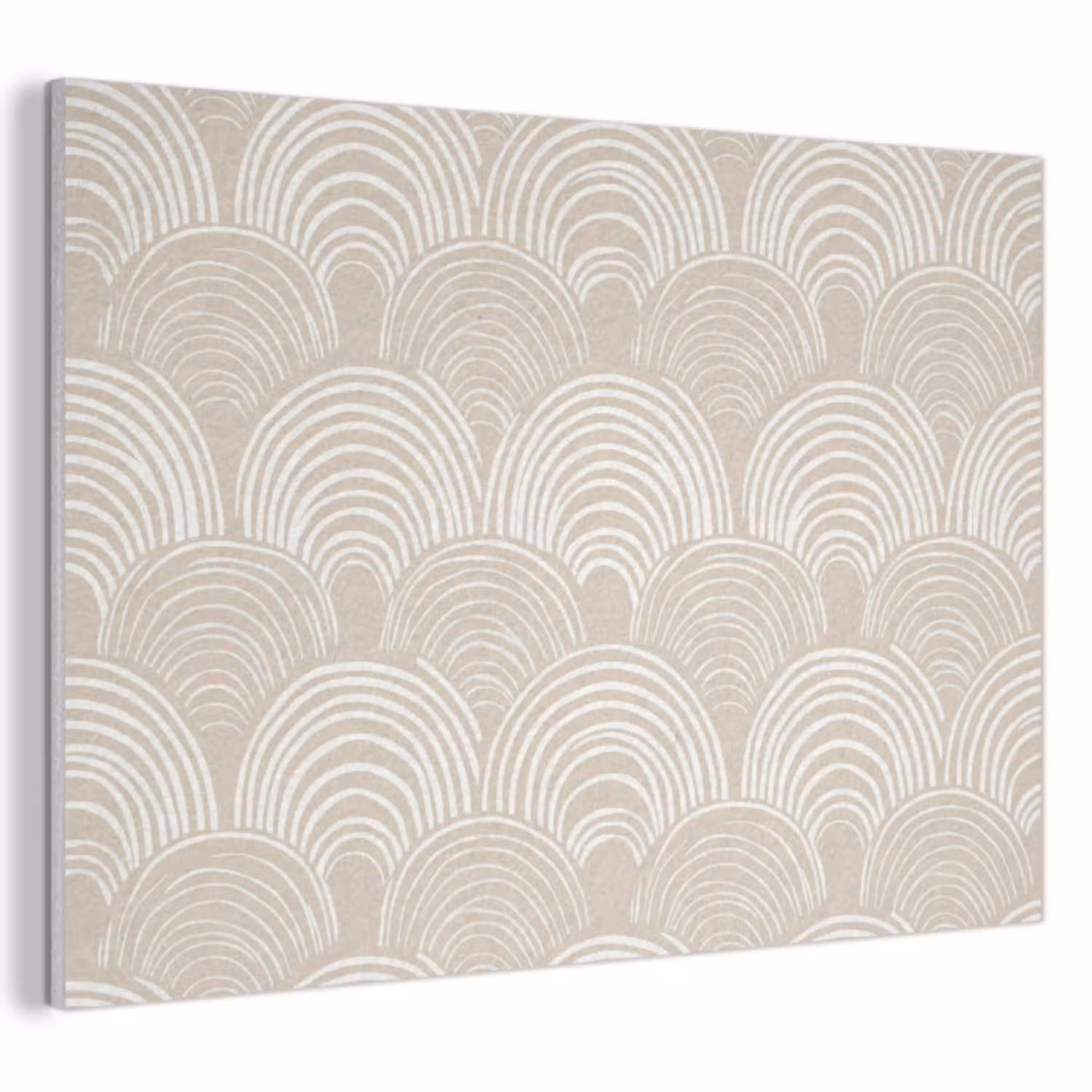 Golven - Structuur - Beige PET vilt klein 837 -3d