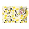 Citroenen - Geel - Wit - Stippen Placemat vinyl groot 368 -zzzproduct_Kitchenyeah-website