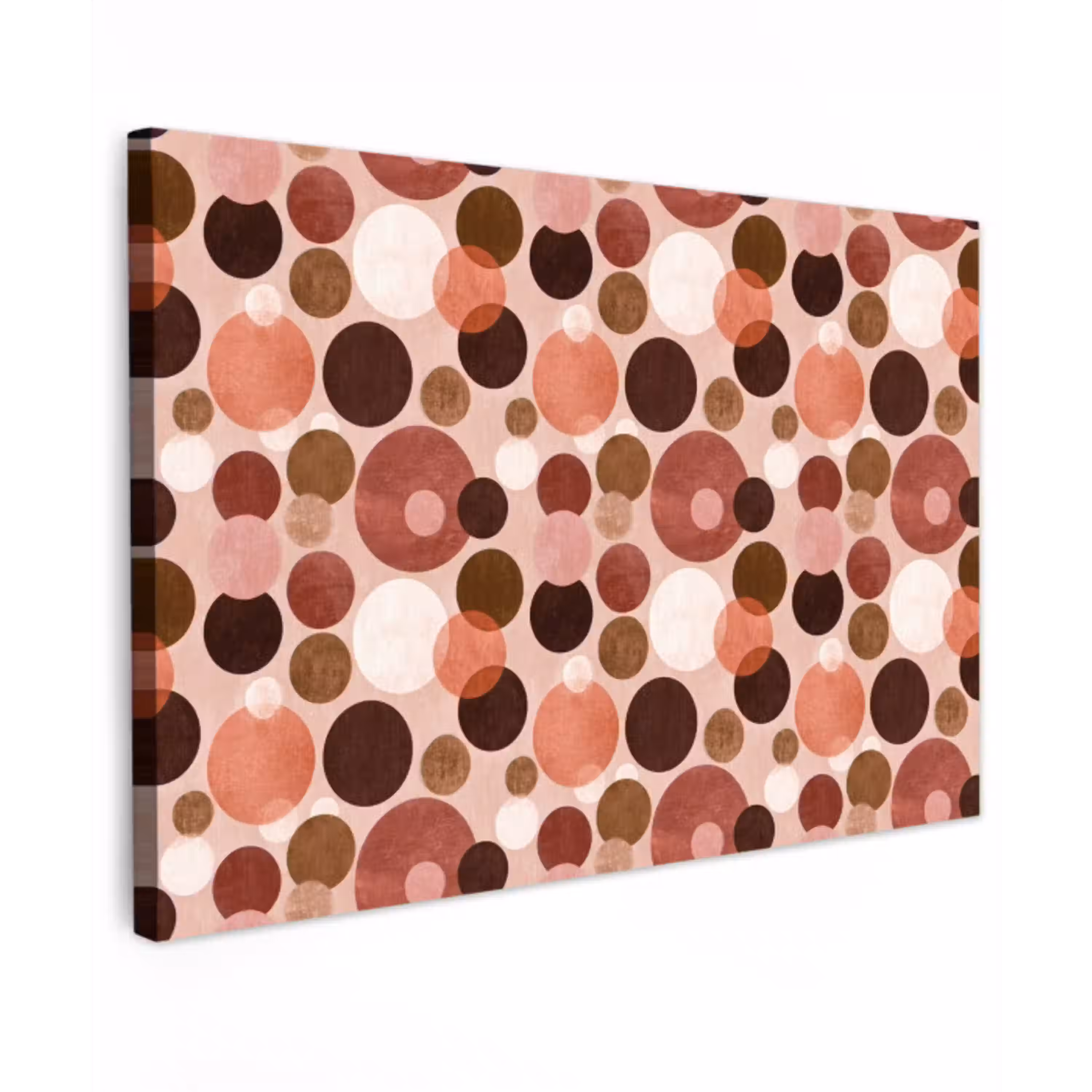 Cirkels - Modern - Kleurrijk canvas 2cm klein 34 -z3d