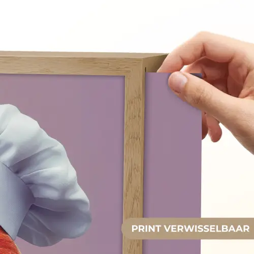 Papegaai - Koksmuts - Nieuwsgierig - Vogel Light Box met batterij (Wandlamp) middel -USP_websiteprintNL
