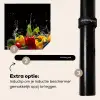 Paprika - Water - Groente - Zwart Inductie beschermer vinyl 3mm middel -zzzzzzz-induclip_NL