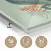 Dino - Bladeren - Grafisch - Groen plexiglas 5mm klein -sfeer2