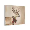 Gewei - Kerst - Rendier - Rood PET vilt klein -3d