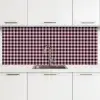 Plaid - Patroon - Roze - Zwart keuken achterwand 2 middel 871 -3d