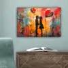 Street art - Liefde - Graffiti - Kunst - Banksy canvas 2cm klein -sfeer4