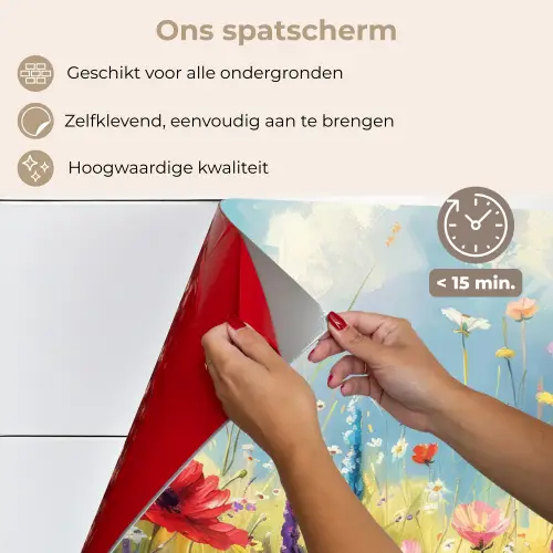 Bloemen - Natuur - Botanisch - Kunst keuken achterwand spatscherm klein -spatscherm_NL