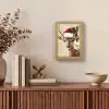 Kerst - Hert - Gewei - Rood Light Box met kabel (Tafellamp) klein -sfeer2
