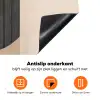 Grafisch gebogen motief - Beige Inductie beschermer vinyl 3mm klein -zzzzzzz-td-onderkant