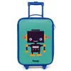 Groene robot Kinderkoffer - Blauw klein -zz3dotto