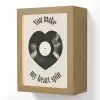 Love - Muziek - Quote Light Box met kabel (Wandlamp) klein -3d