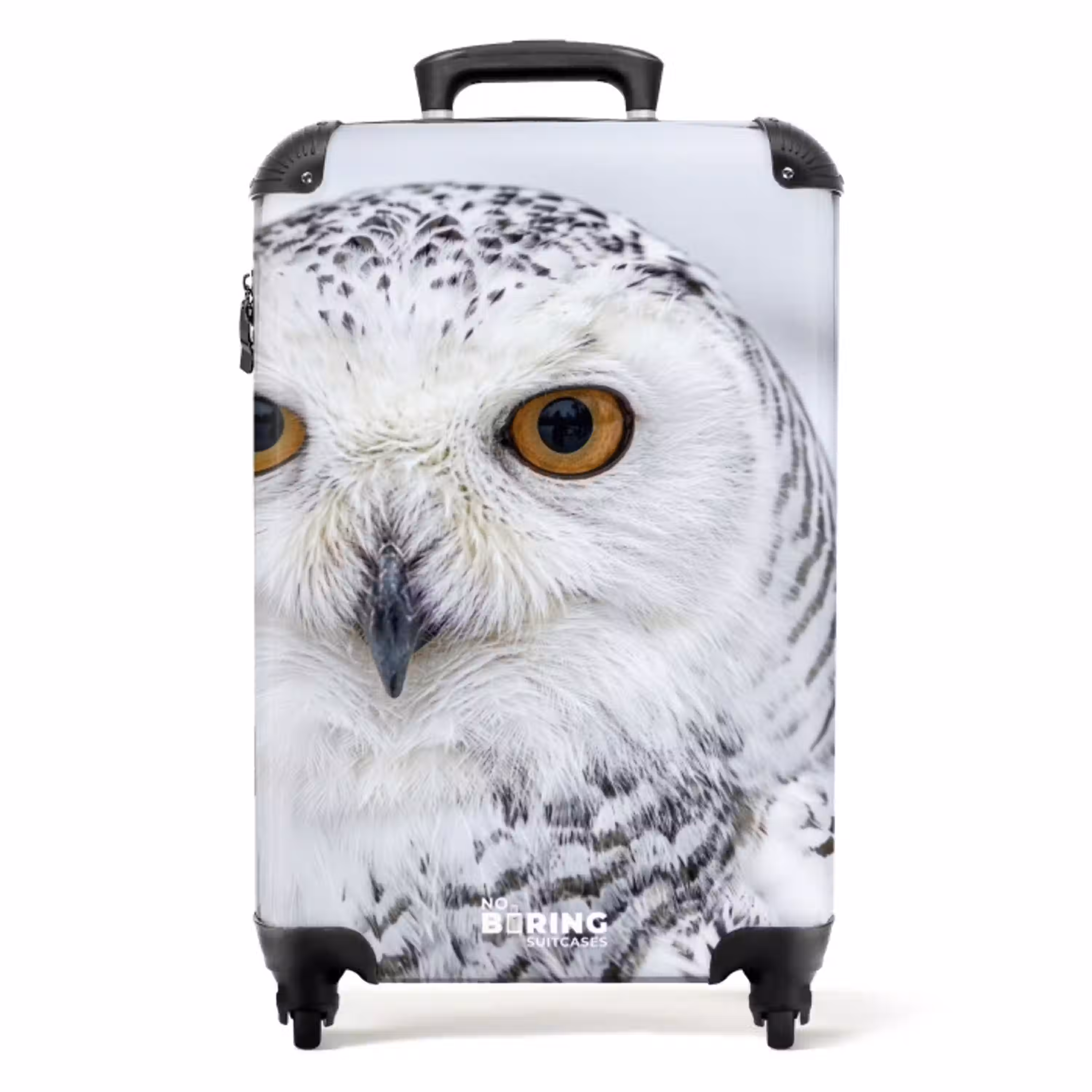 Sneeuwuil - Oog - Wildlife - Wit NBS - Handbagage koffer - Volwassenen Unisex middel -productfoto_recht