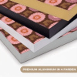 Retro - Madelief - Roze Textielframe zwart klein 947 -USP_kleurenDE