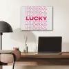 Lucky - Roze - Patroon PET vilt klein -sfeer5