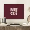 Nice - Uitroepteken - Rood PET vilt klein -sfeer1