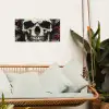 Schedel - Kettingen - Rood tuinposter los doek klein -sfeer7