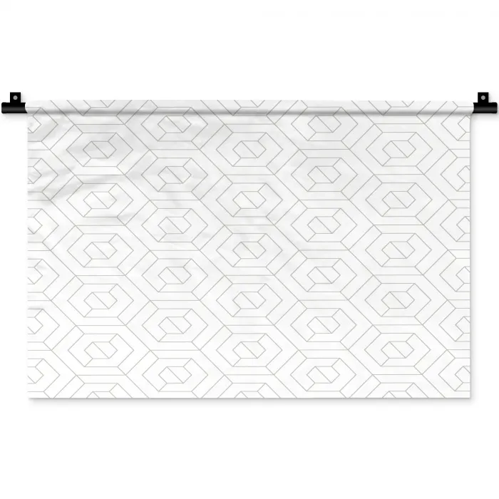 Grafisch - Patroon - Modern Wandkleed katoen klein 269 -zz3d