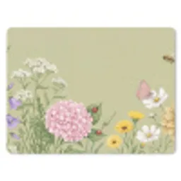 Botanisch - Bloemen - Kleurrijk muismat rubber klein -3d
