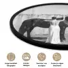 Vrouw - Paard - Artistiek Fotolijst rond zonder passe partout klein -closeup_NL