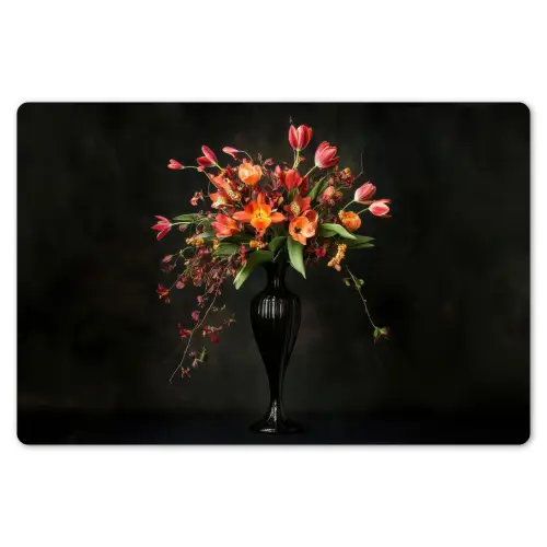 Sierlijk - Boeket - Vaas Placemat vinyl groot -zzsfeer1_Kitchenyeah-website