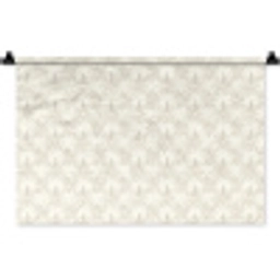 Patroon - Bloemen - Beige Wandkleed katoen klein 269 -zz3d
