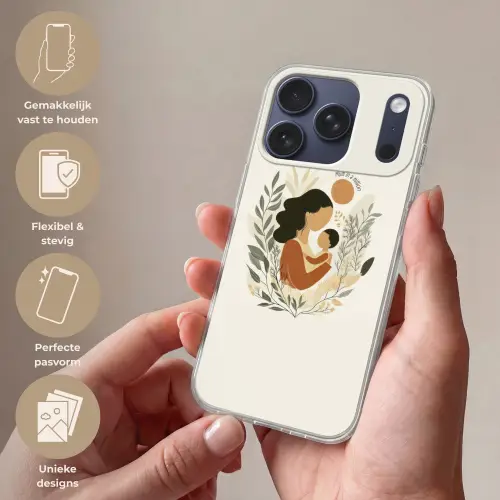 Illustratie - Quote - Moeder Telefoonhoesje iPhone 17 Pro klein -sfeer3_NL