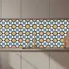 Klassiek - Geometrisch - Blauw keuken achterwand 2 middel 871 zz_3dshopping