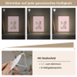 Olifant - Baby - Roze - Cartoon Light Box met kabel klein -USP_dimbaarDE
