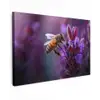 Honingbij - Paarse bloemen - Details canvas 2cm klein -z3d