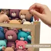Knuffelbeer - Knuffel - Roze - Blauw - Bruin - Kind Light Box met kabel (Kinderlampje) klein -USP_websiteprintNL