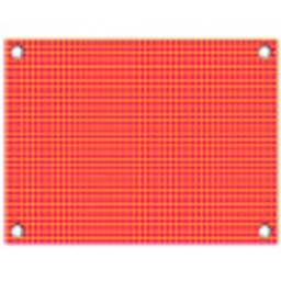 Modern - Stippen - Oranje tuinposter los doek klein 239 -3d