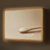 Lepel - Rijst - Hout - Beige Light Box met batterij (Wandlamp) middel -z3d_website