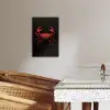 Krab - Rood - Vissen - Schaaldieren KitchenYeah - Keuken - Canvas klein -sfeer3