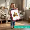 Clownvis met bellen op witte achtergrond Kinderkoffer - Roze klein -sfeer2_NL