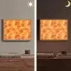 Bliksem - Storm - Oranje Light Box met batterij (Wandlamp) middel 907 -sfeer3