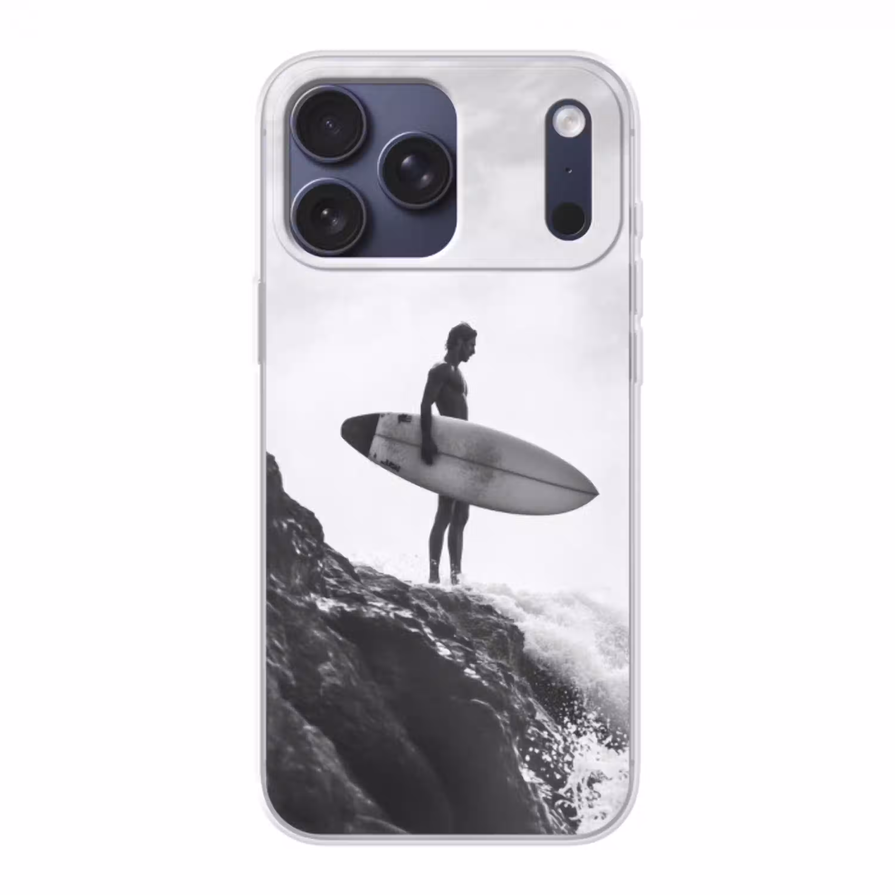 Surfer - Rots - Oceaan - Golven Telefoonhoesje iPhone 17 Pro Max klein -3d