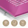 Focus on the good - Roze - wit plexiglas 5mm klein -sfeer2