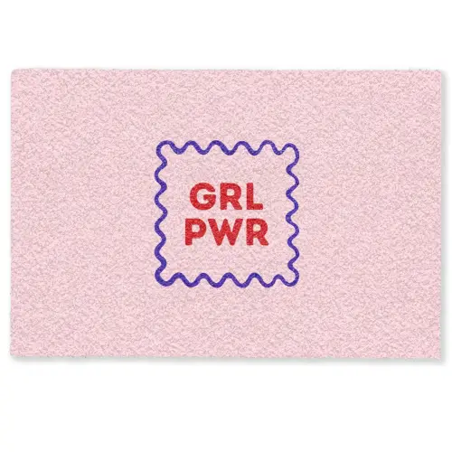 Grl pwr - Roze - Kader Deurmat klein -zkaufland3d