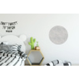 Grijs - Beton - Neutraal Wandcirkel aluminium klein 190 -kinderkamer