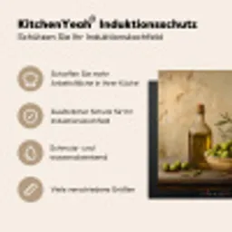 Olijven - Stilleven - Vintage Inductie beschermer vinyl 3mm middel -tsfeer2_DE