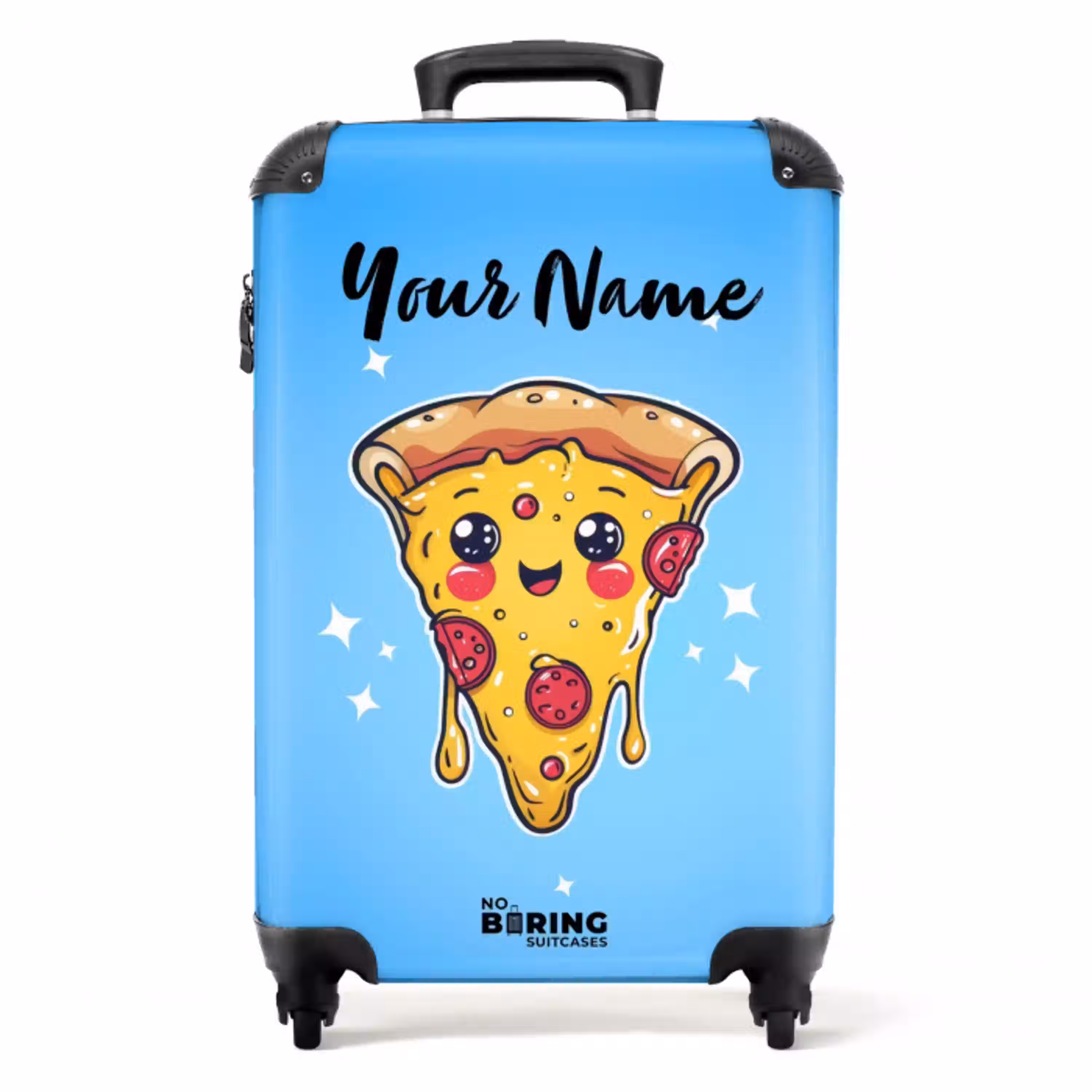Pepino pizzarito NBS - Handbagage koffer - Kinderen Unisex middel -productfoto_recht
