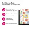 Zee - Sfeer - Mozaïek - Wijn Inductie beschermer vinyl 3mm klein 276 -zzzzzzz-lf-ups