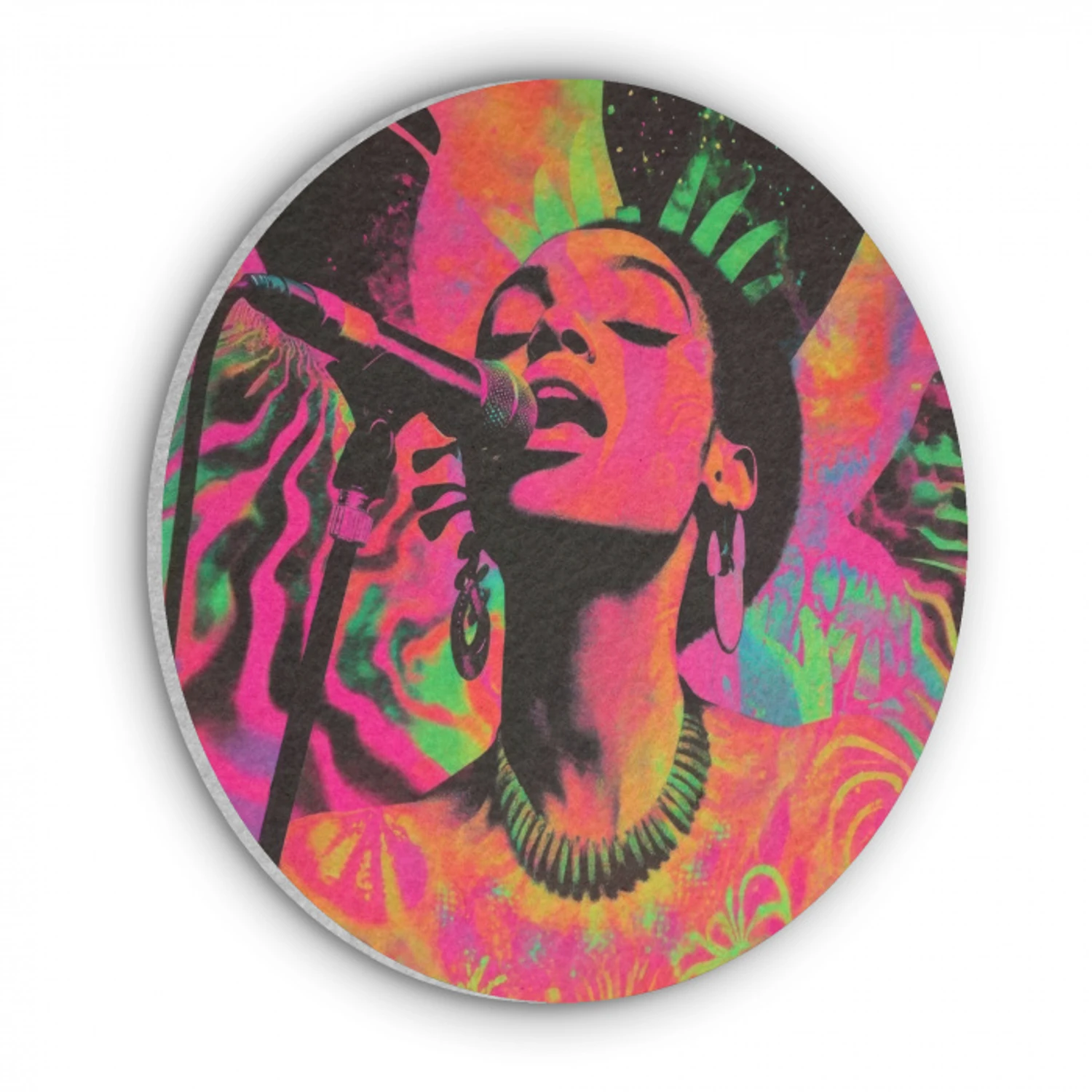 3-2-3 Akoestische PET Vilt - Rond klein -3d