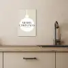 Christmas - Kerstballen - Japandi - Witte kerstballen KitchenYeah - Keuken - Canvas klein -sfeer2