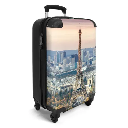 Eiffeltoren - Herfst - Parijs - Avond NBS - Handbagage koffer - Unisex middel -productfoto_3d